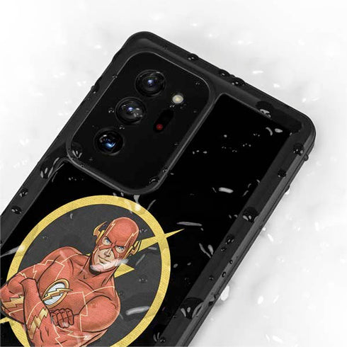 DC Comics The Flash Folded Arms Pose Galaxy Note20 Ultra 5G Waterproof Case
